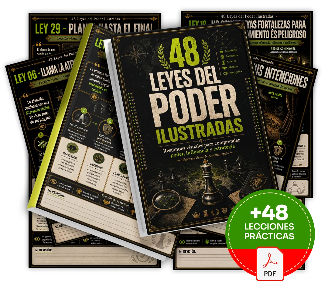 Mockup principal de 48 Leyes del Poder Ilustradas